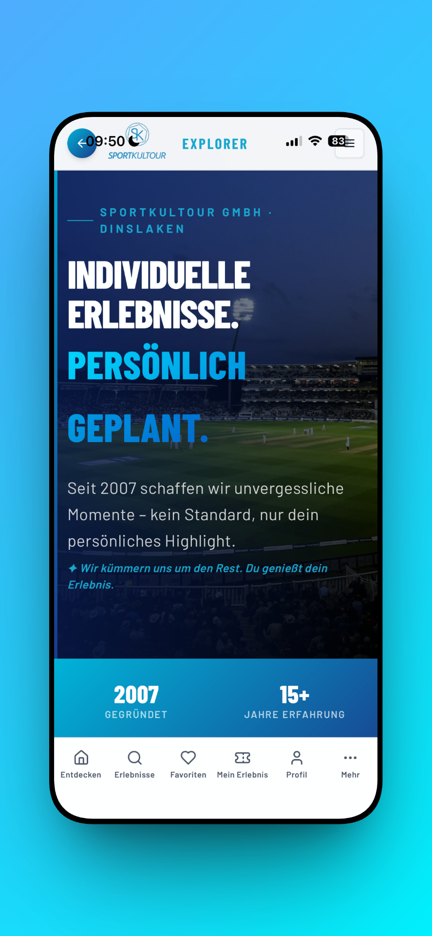 Sportkultour Explorer App